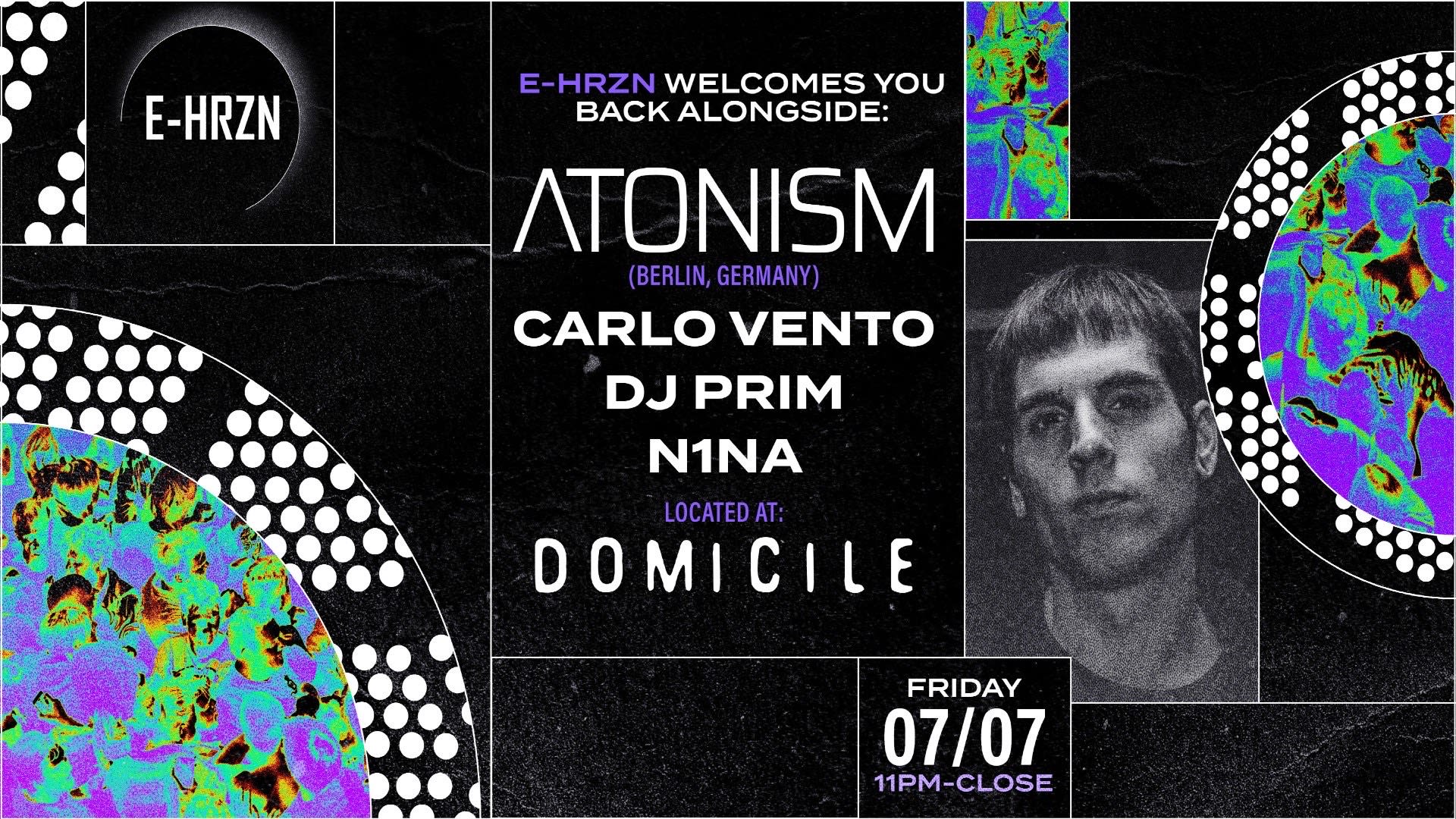 E-Hrzn Presents: Atonism (Berlin, Germany) Cover