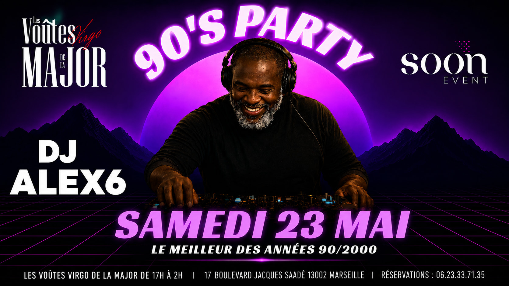 90’S Party - Dj Alex6 -Hits 90/2000 - Entrée Gratuite Cover
