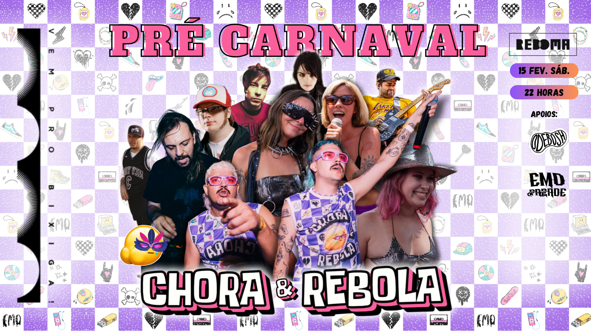 15/2 - Pré-Carnaval | Chora E Rebola Na Redoma Bixiga Cover