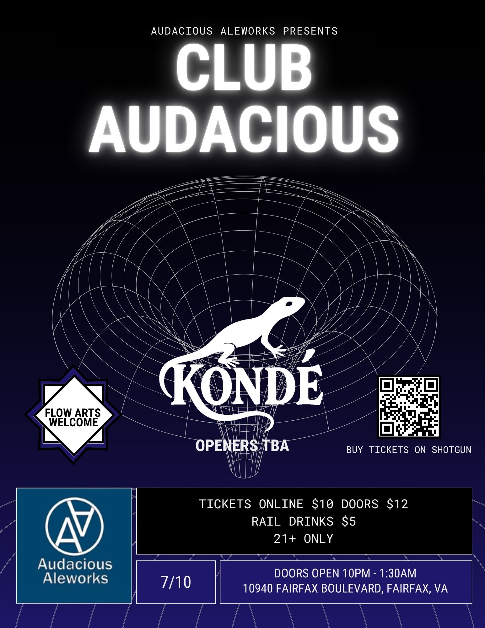 Audacious Presents: Kondé Cover