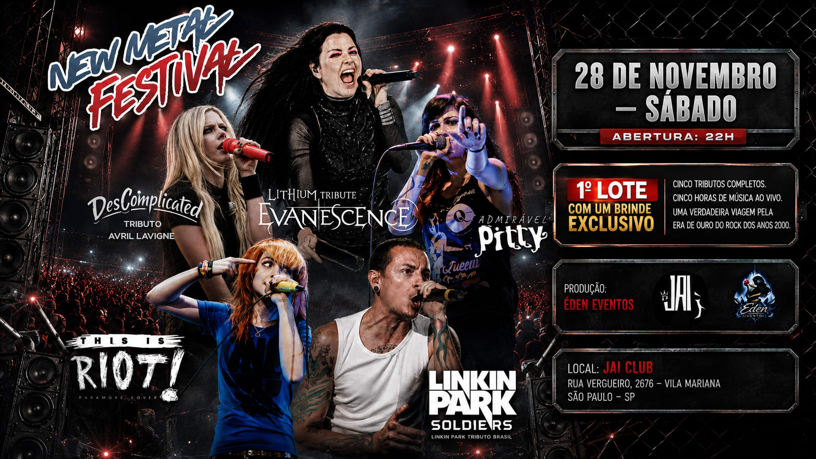 New Metal Night Festival Cover
