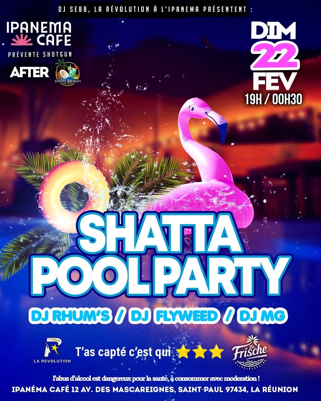 Shatta Pool Party Fevrier Cover