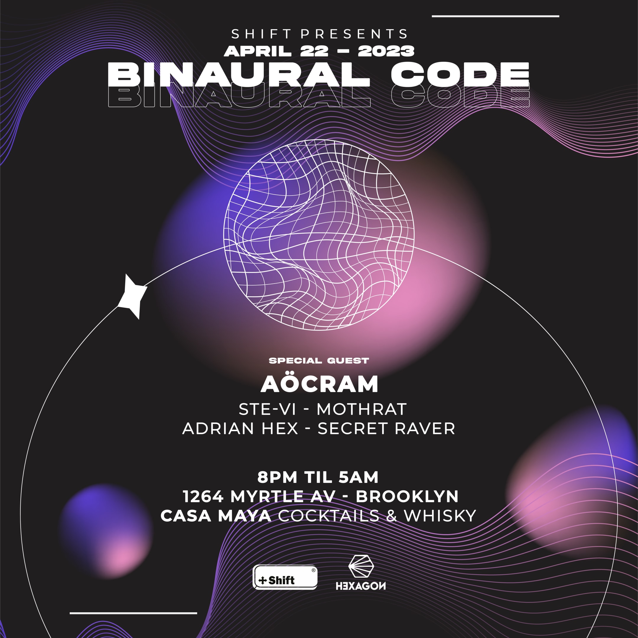 Shift Presents Binaural Code  / Aocram Cover