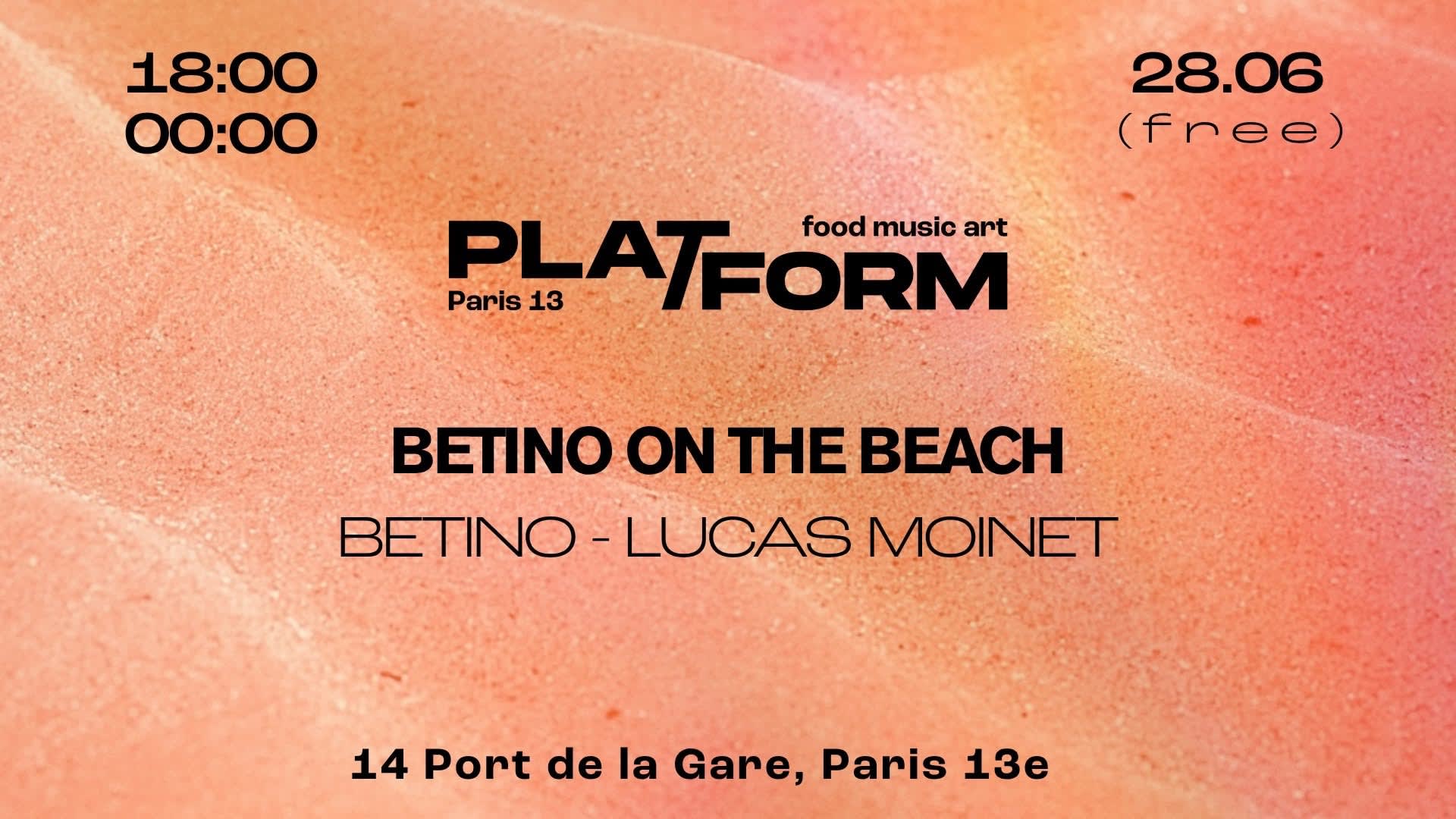 Betino On The Beach • Betino X Lucas Moinet • Free Cover