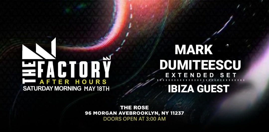 The Official Bklyn After Hours - Mark Dumitrescu - Dj Ibiza Cover