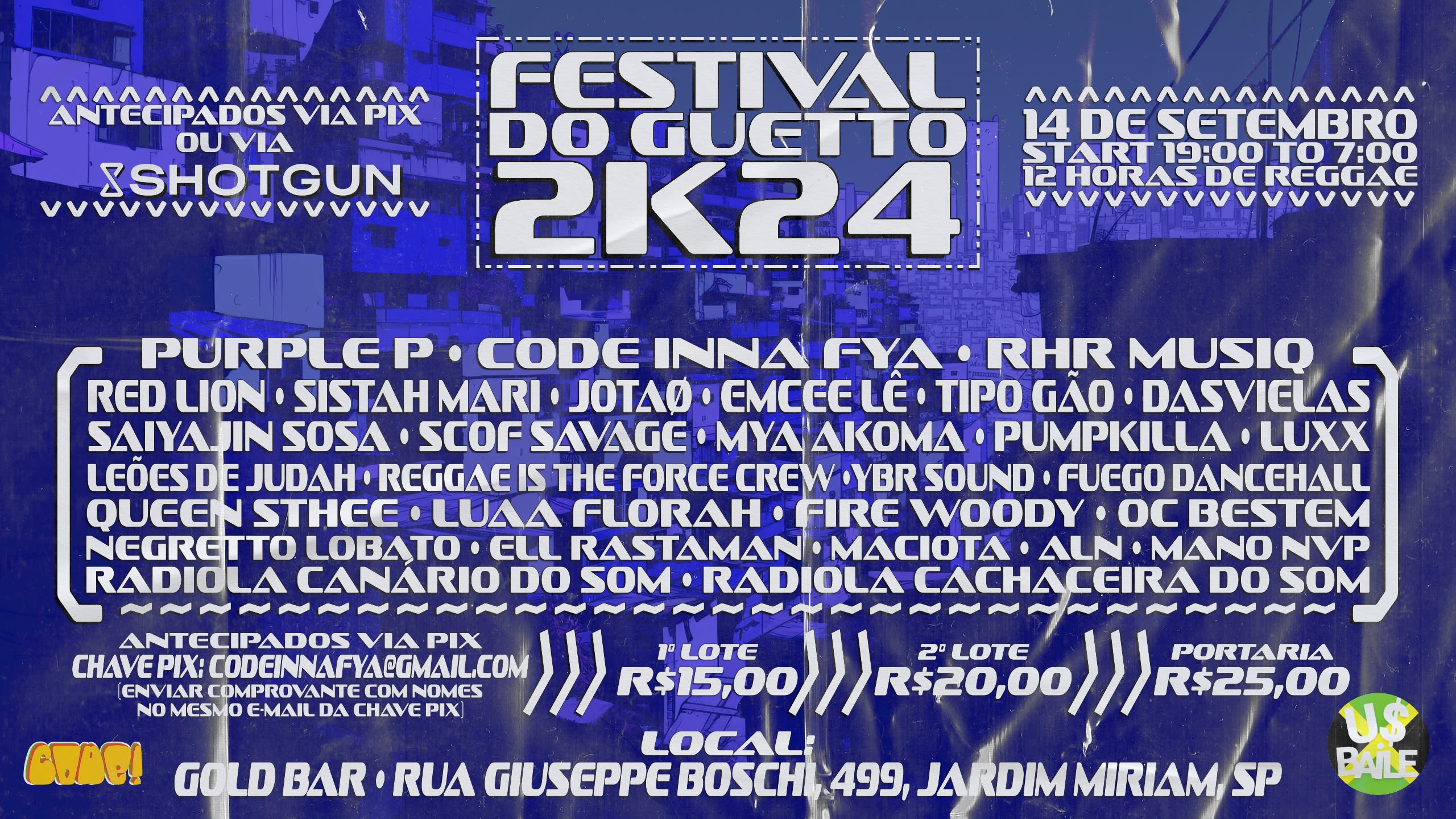 Festival Do Guetto 2k24 - 12 Horas De Reggae Cover