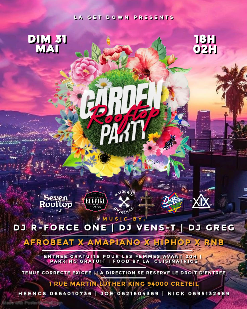 Garden Party | Dim 31 Mai |Rooftop - Chill - Food Cover