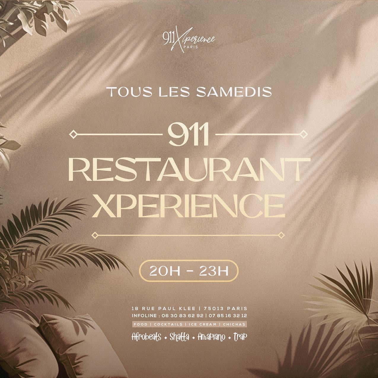 31 Août : Super Restaurant & Chichas-Bar ! Cover