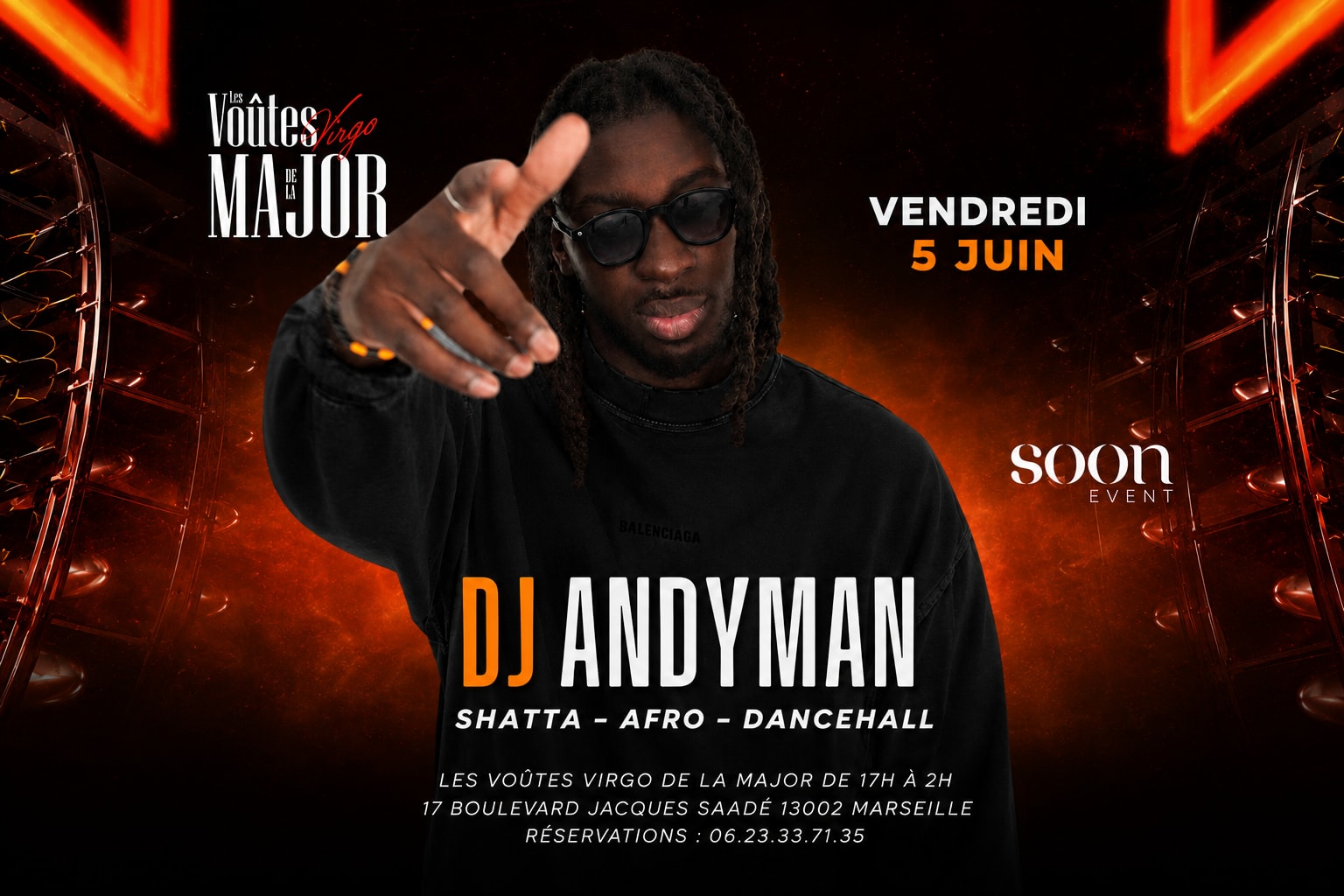 Dj Andyman - Afro/Shatta/Urban - Entrée Gratuite Cover