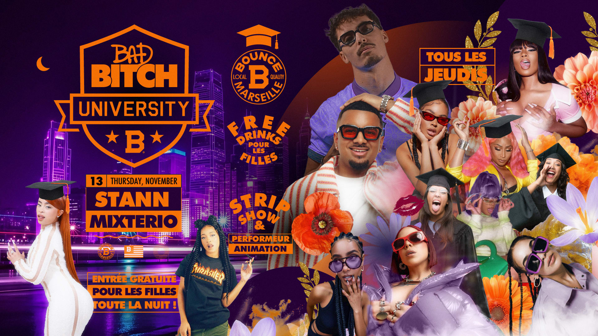 Bad Bitch University Stann & Mixterio Cover