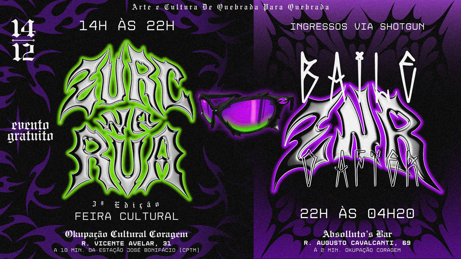 Feira Cultural Zurc Na Rua +  After Baile Do Znr Cover