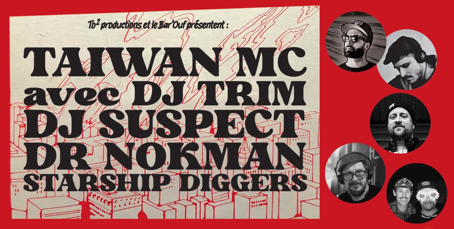 Taiwan MC - Dj Suspect  - Starship  Diggers - Dr Nokman Cover