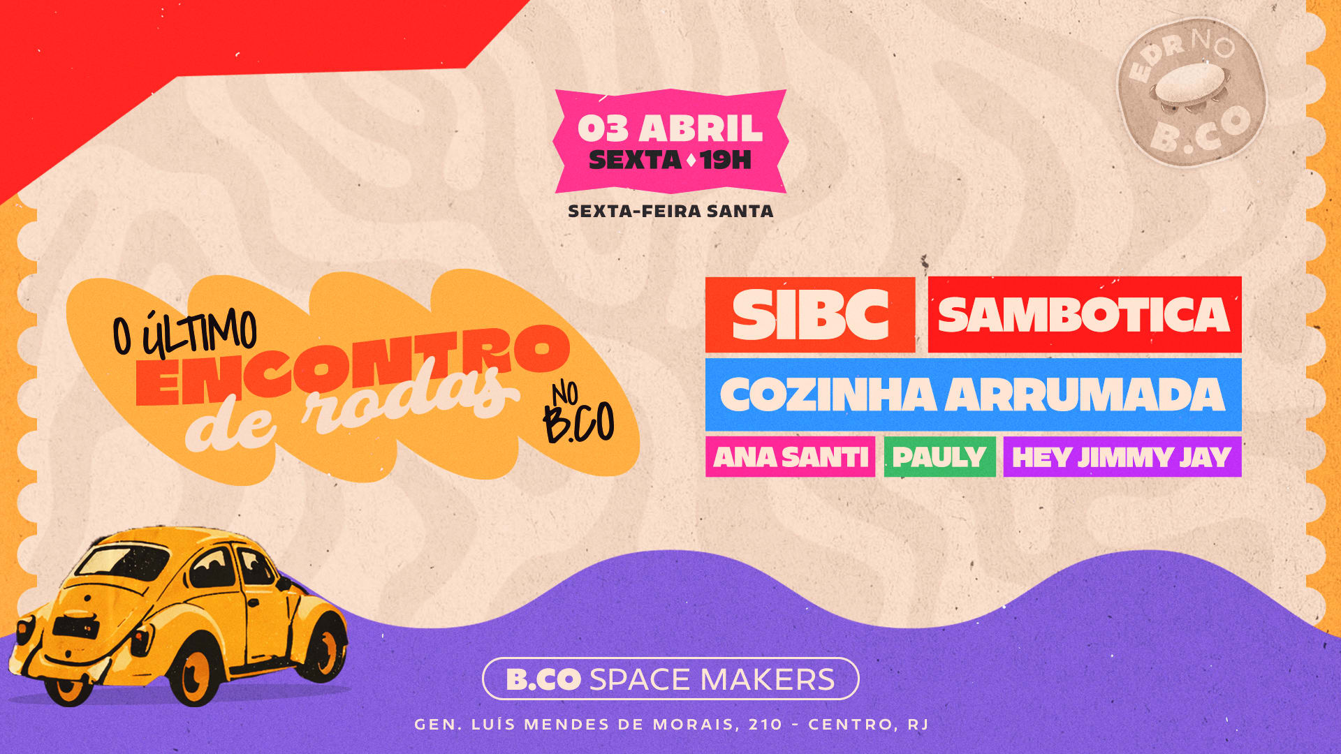 O Último Encontro No Bco • 03/04 • Cozinha, Sibc & Sambotica Cover