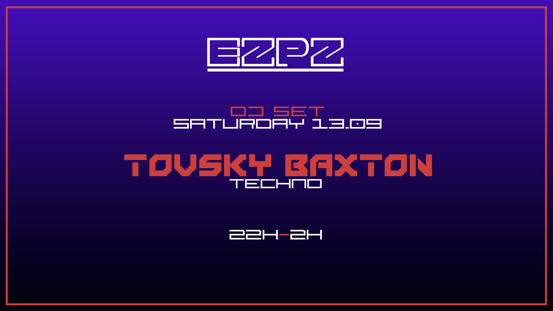 Tovsky Baxton @ Ezpz Cover