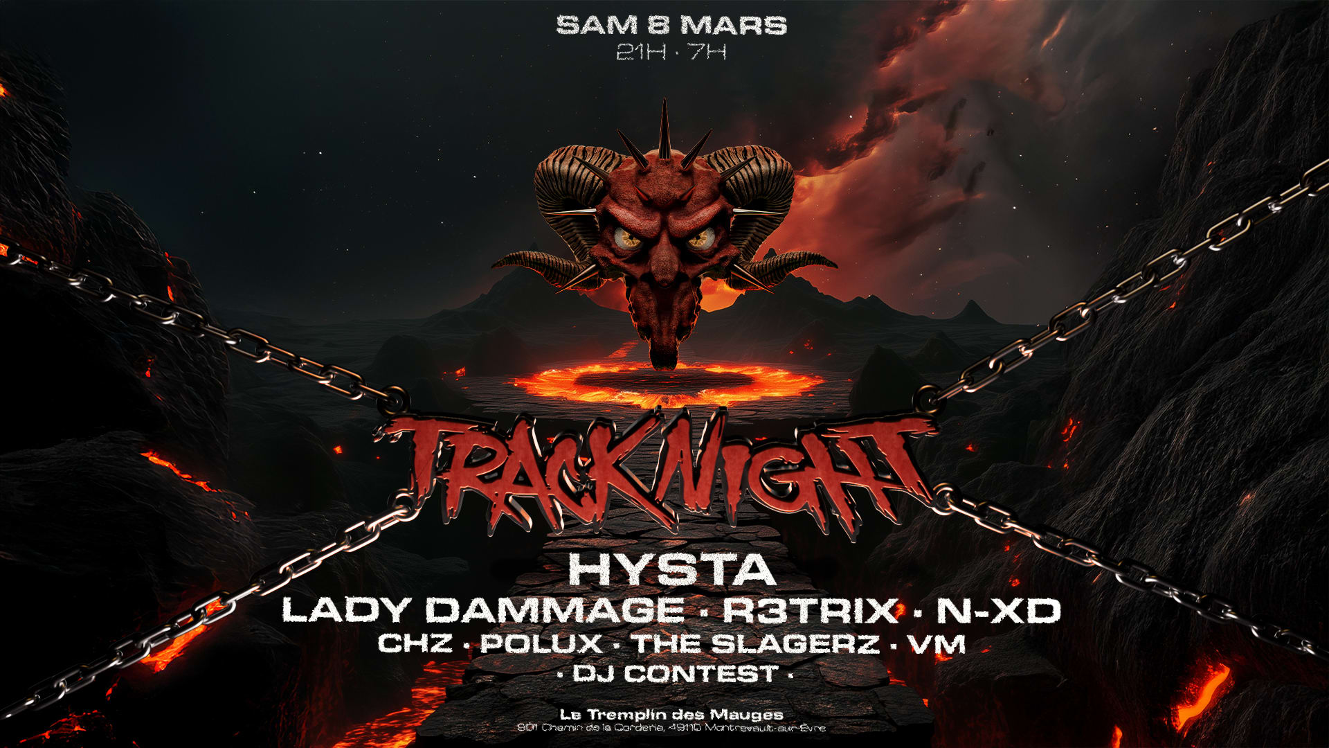 Track'night W/ Hysta. Lady Dammage. R3trix. N-Xd & More Cover