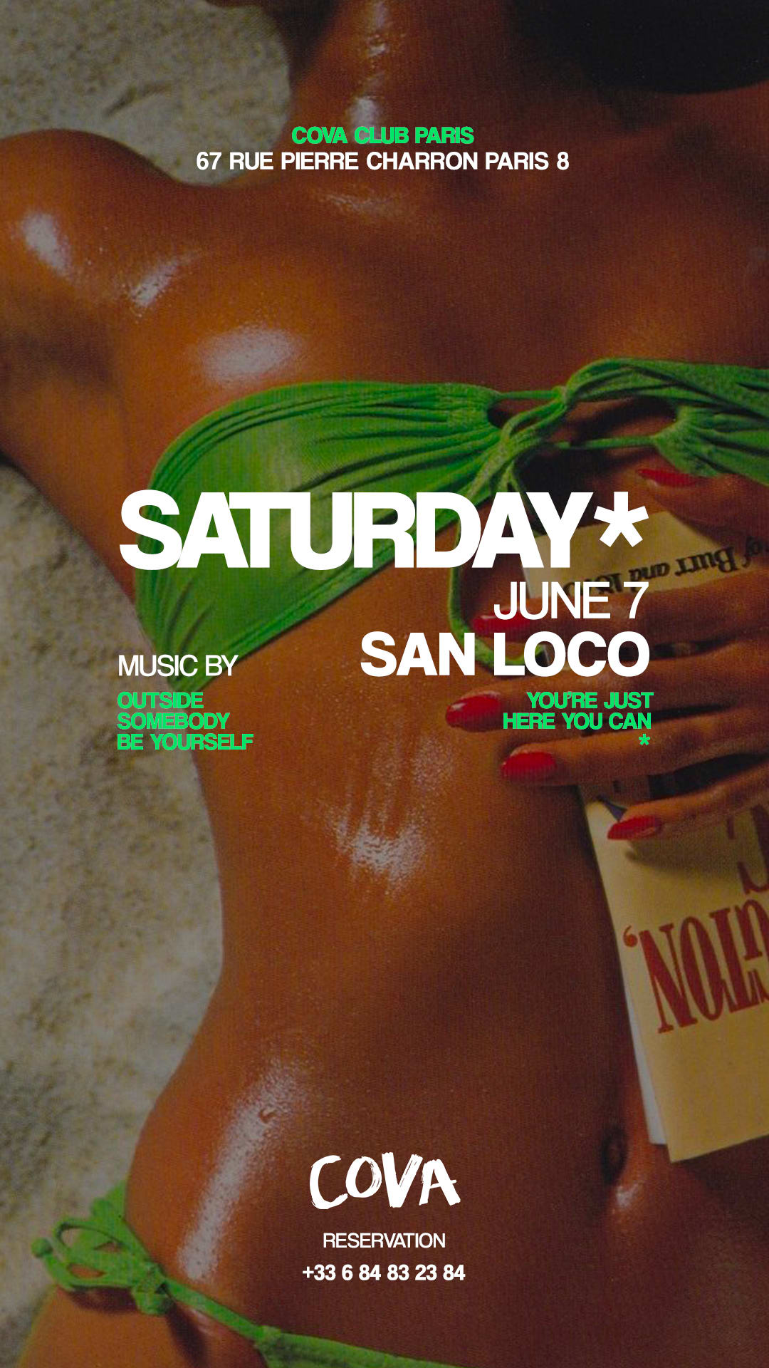 Cova Saturday 07-06 Cover