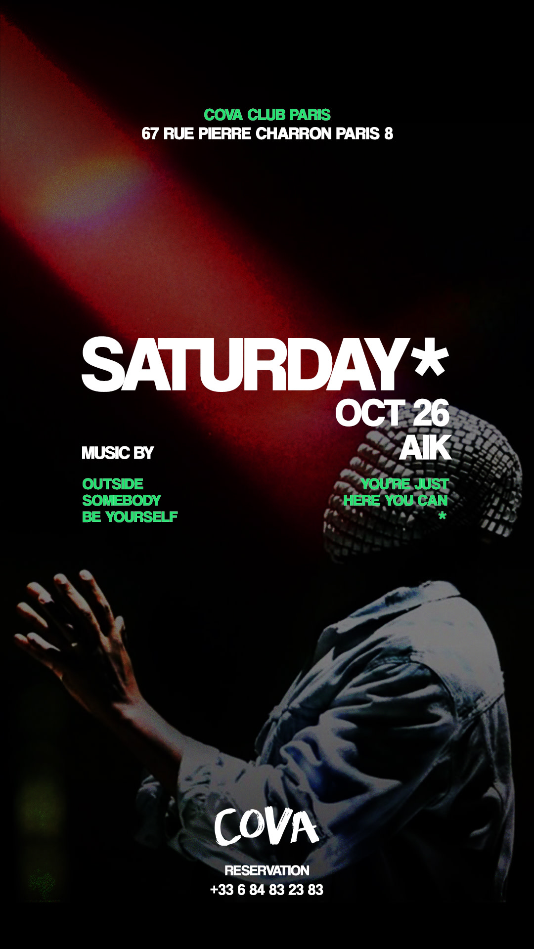 Cova Saturday 26-10 Cover
