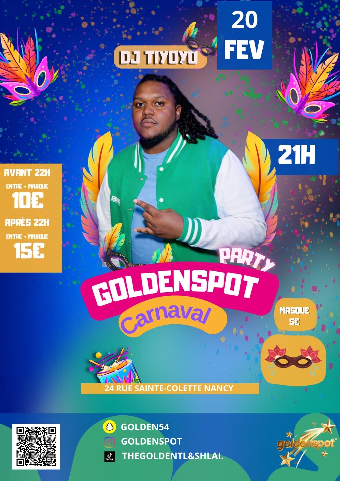 Goldenspot Carnaval Party Cover