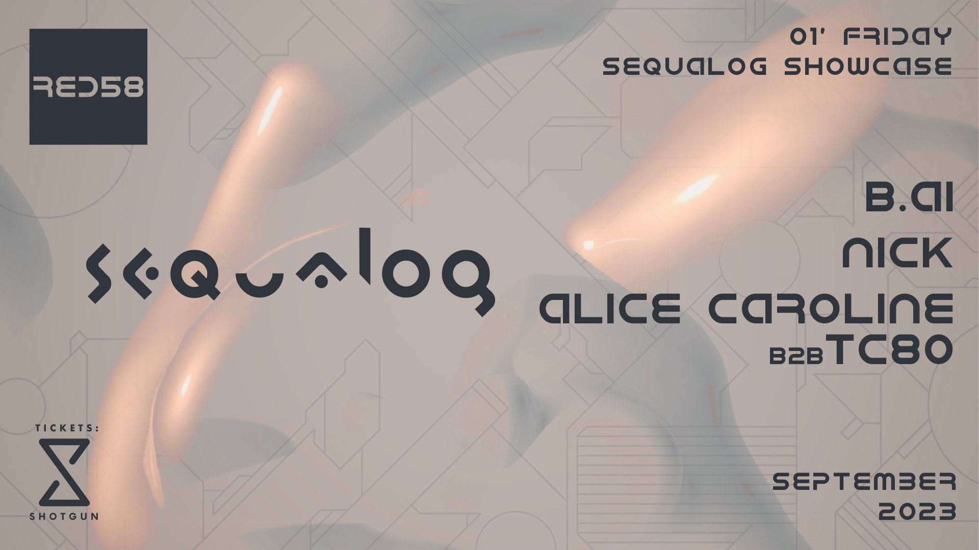 Sequalog Showcase W/ B.Ai, Nick & Alice Caroline B2b Tc80 Cover