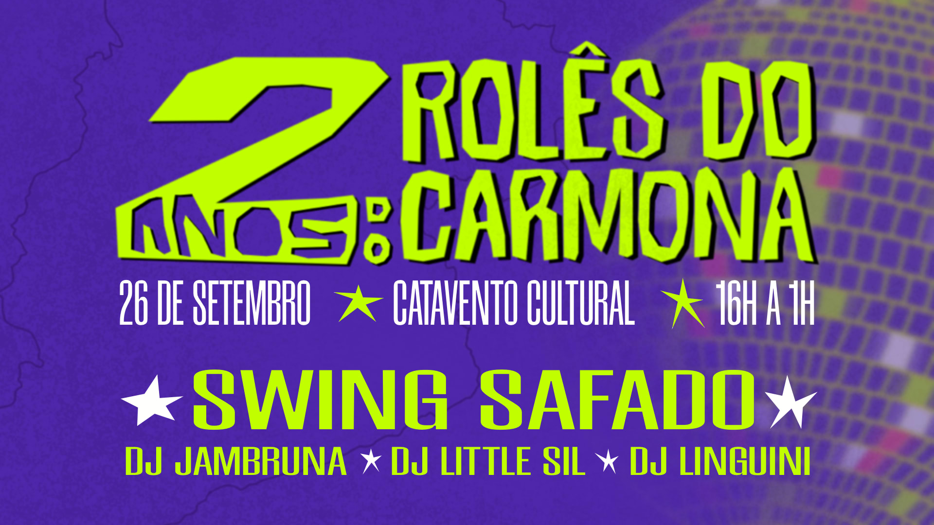 2 Anos Do Rolês Do Carmona Cover