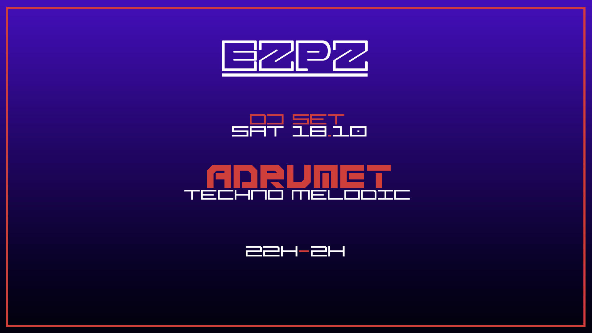 Adrumet @ Ezpz Cover