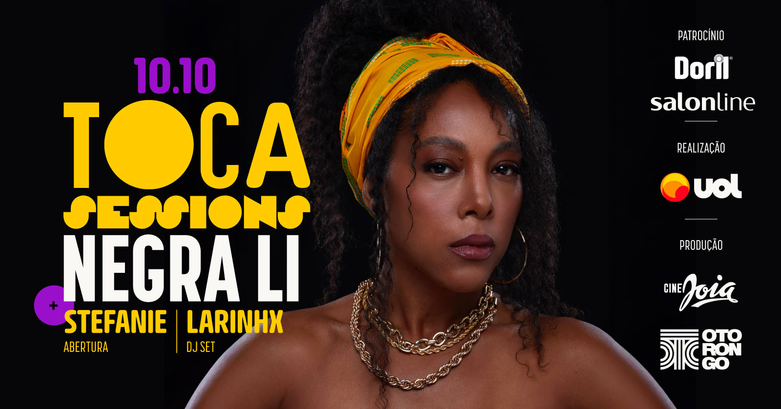 Toca Sessions Com Negra LI No Cine Joia Cover