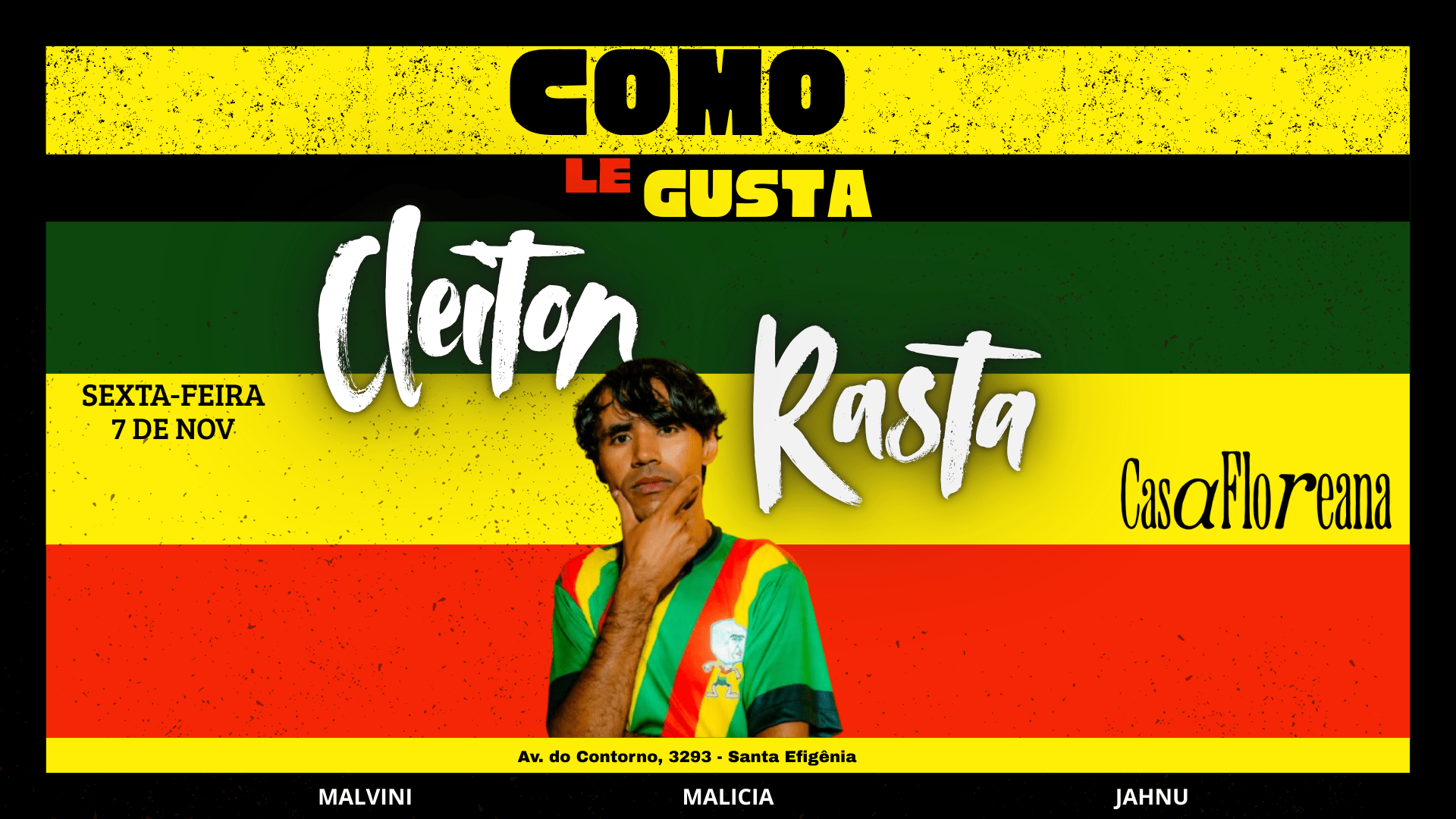 ¿Como Le Gusta? Convida Cleiton Rasta (Al) Na Casa Floreana Cover