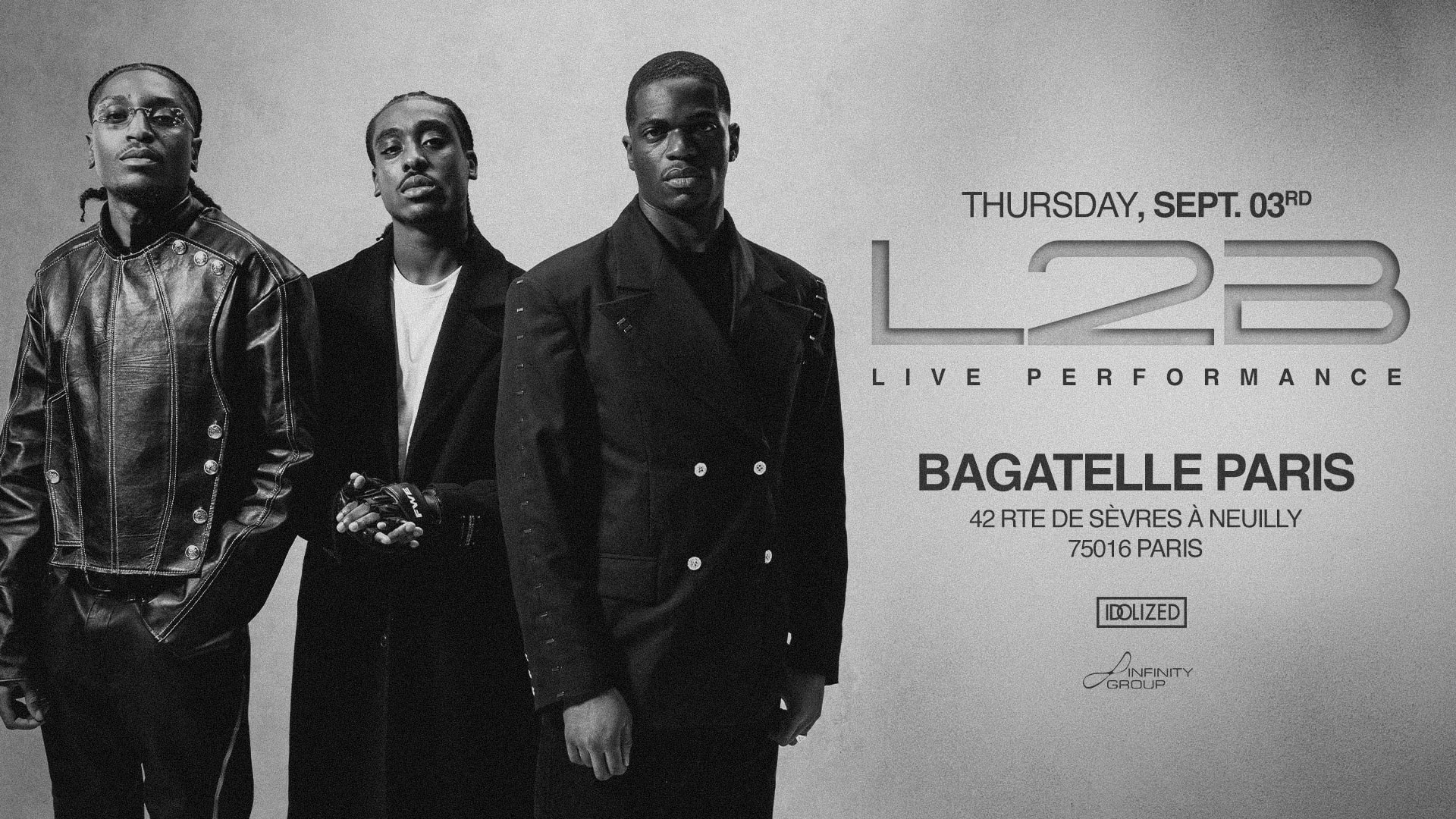 Jeudi 03 Septembre - L2b Live Performance - Bagatelle Cover