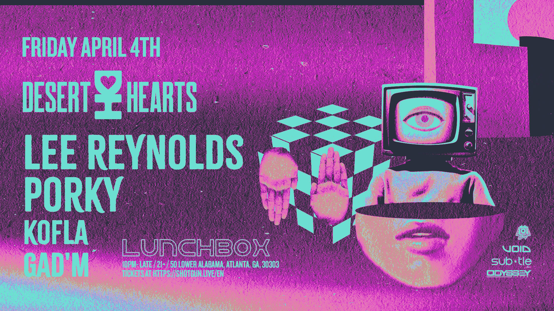 Desert Hearts W/ Lee Reynolds, Porky, Kofla And Gad’M Cover