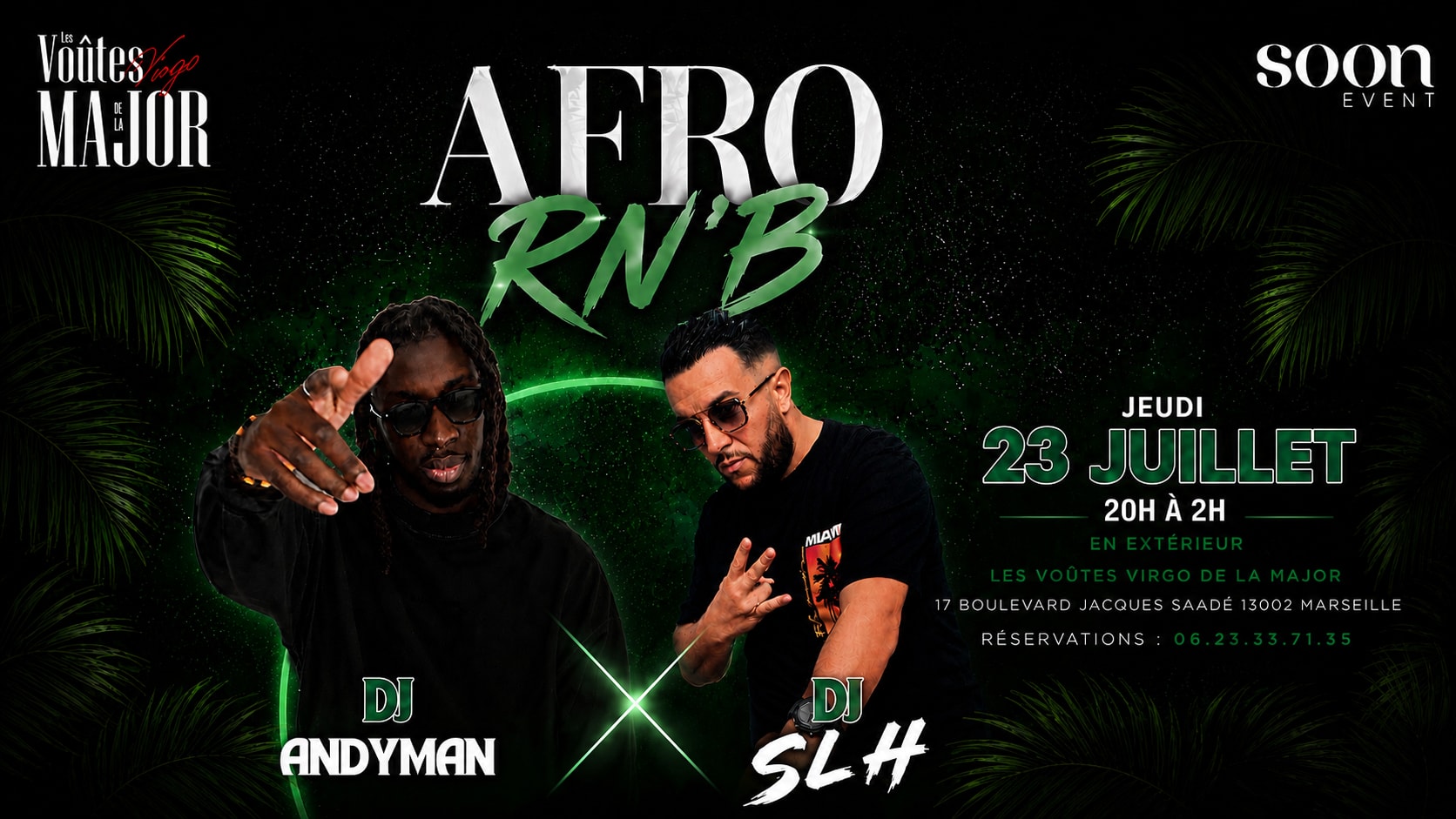 Dj Andyman X Dj Slh - Afro/Rn’B - Entrée Gratuite Cover