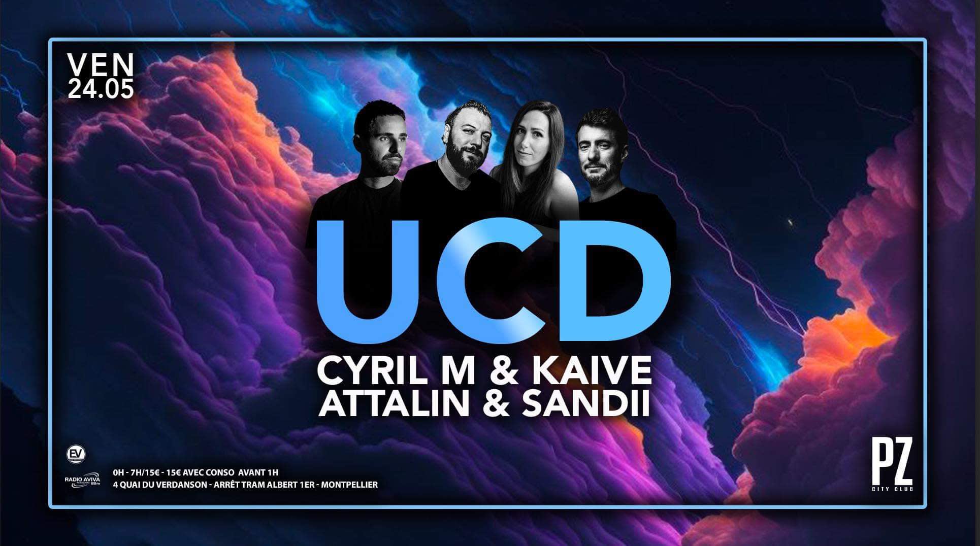 Ucd X Cyril M & Kaive X Attalin & Sandii X Pz City Club Cover
