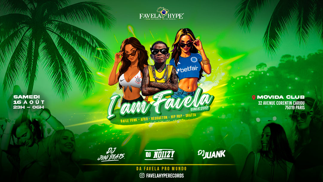 I Am Favela - Baile Funk / Afrobeats / Reggaeton / Shatta Cover