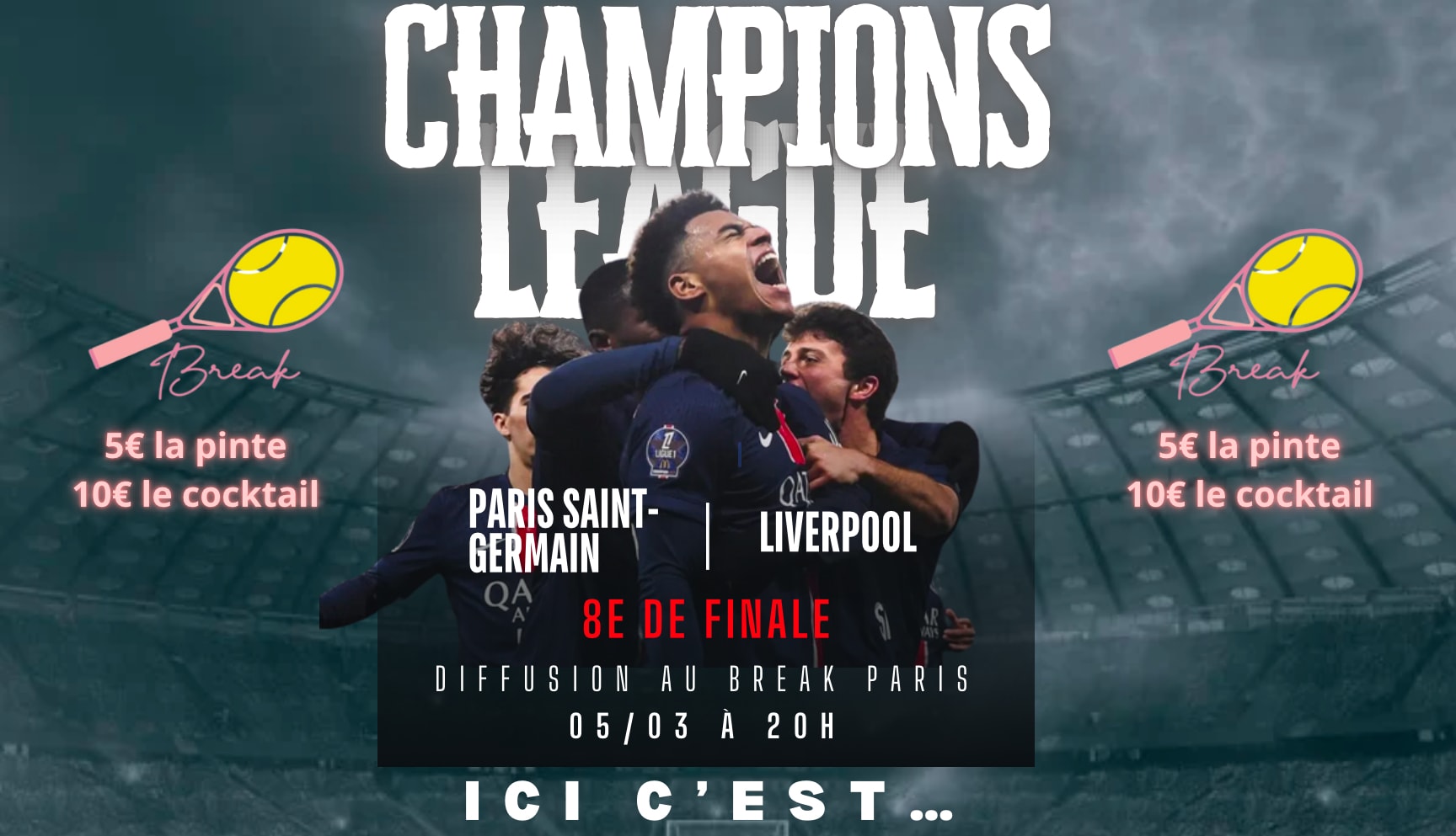 Diffusion Du Match Psg - Liverpool Cover