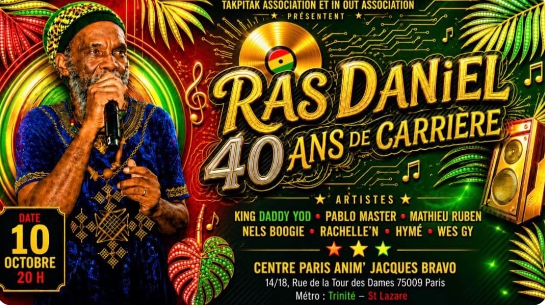 Ras Daniel 40 Ans Cover