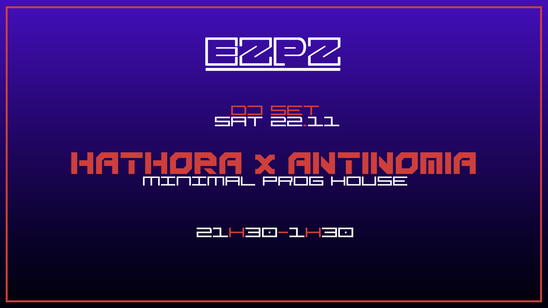 Hathora X Antinomia @ Ezpz Cover