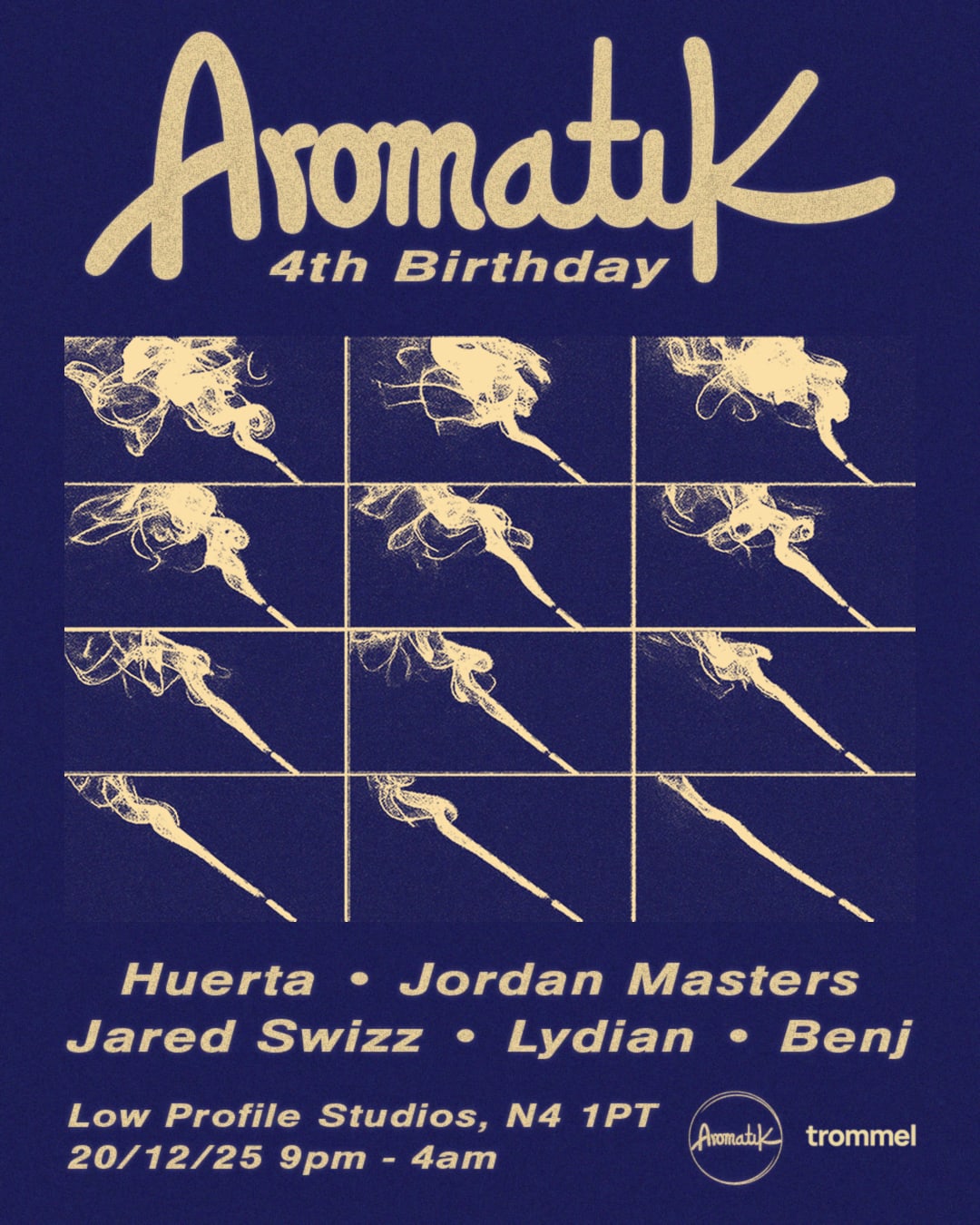 Aromatik 4th Birthday W/ Huerta Cover