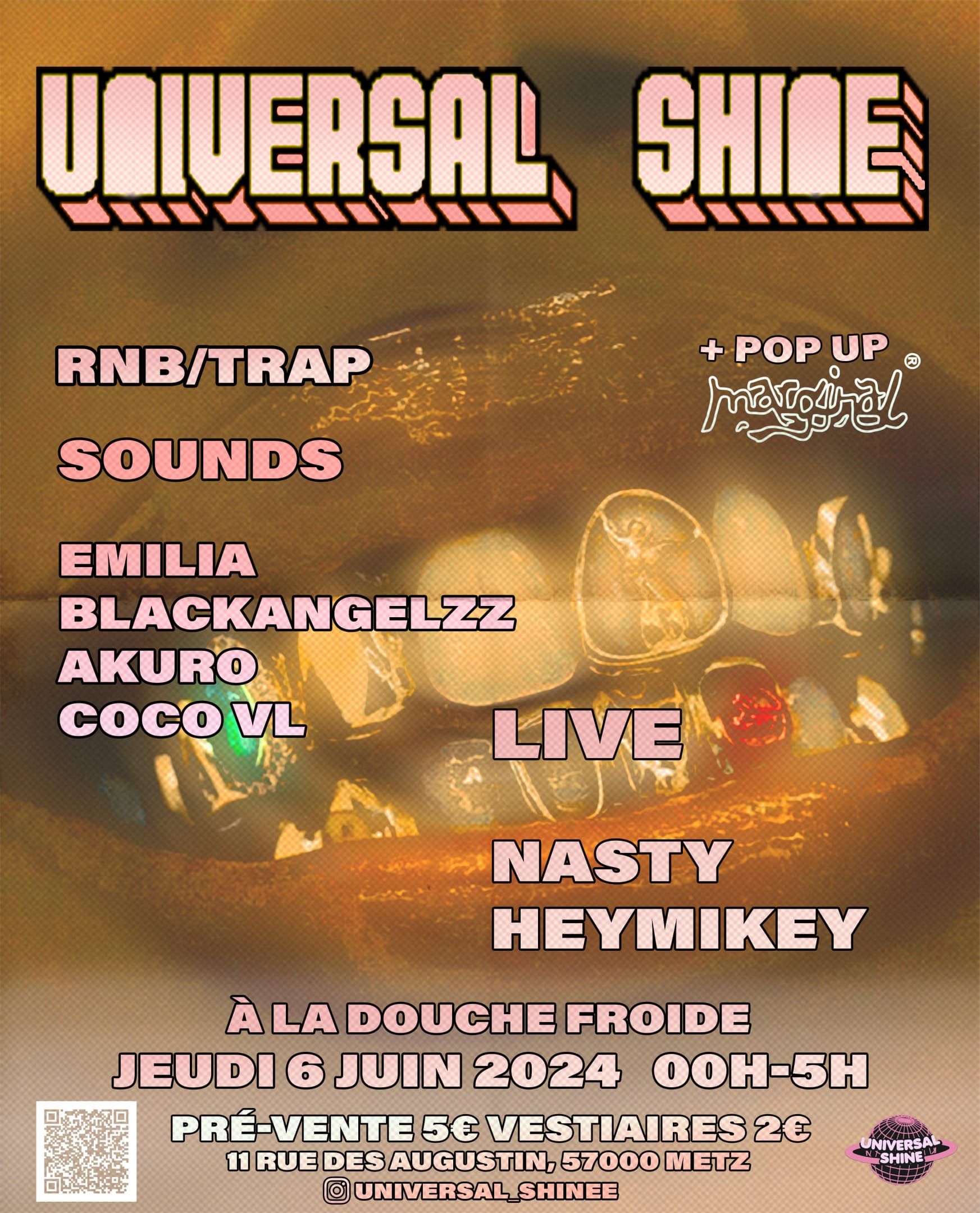 Universal Shine #3 R&B,Rap + Live Show (Nasty & Heymikey) Cover