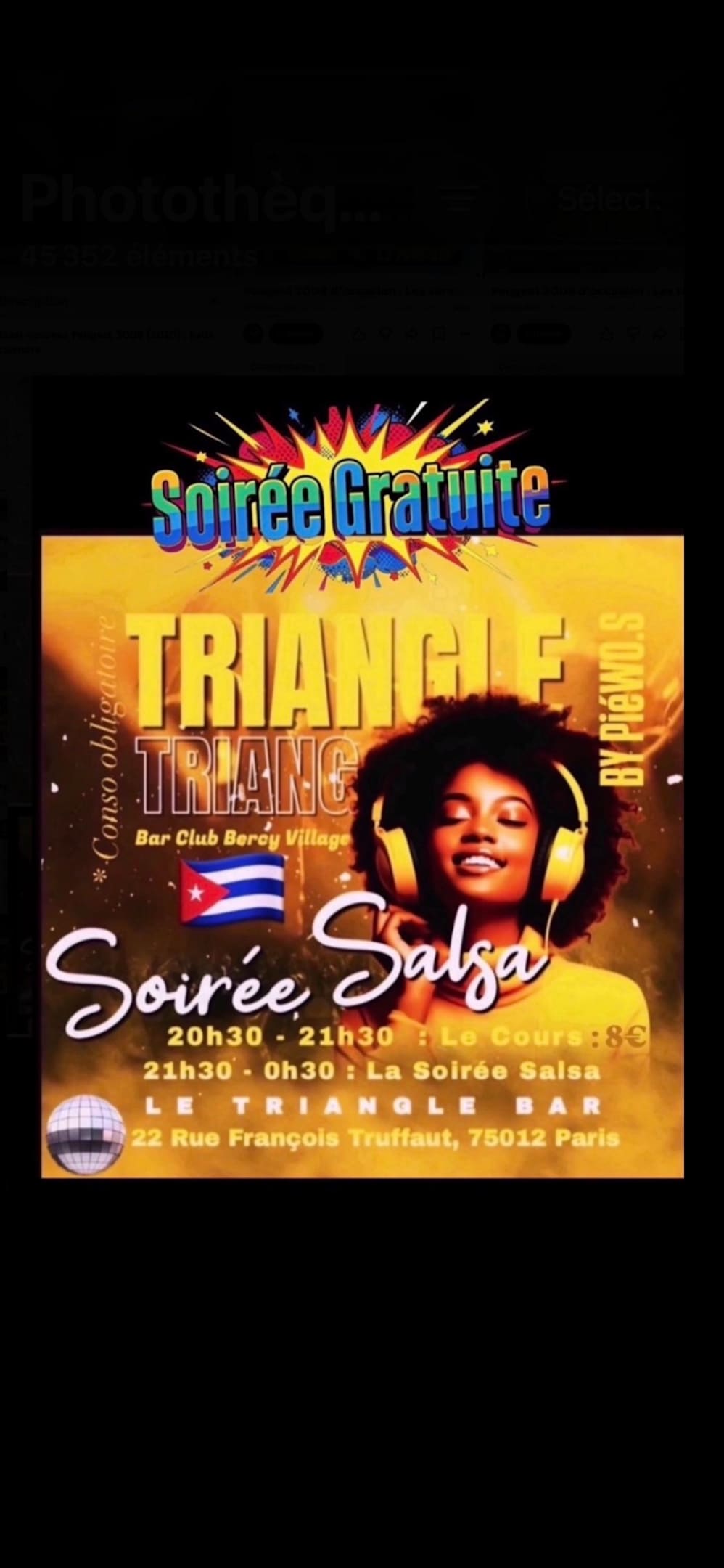 Samedi / Cours & Soirée Salsa Bercy Village Paris Cover