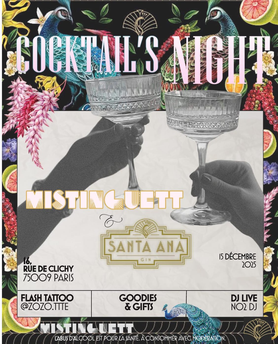 Mistinguett Guest Cocktail Santa Ana Cover
