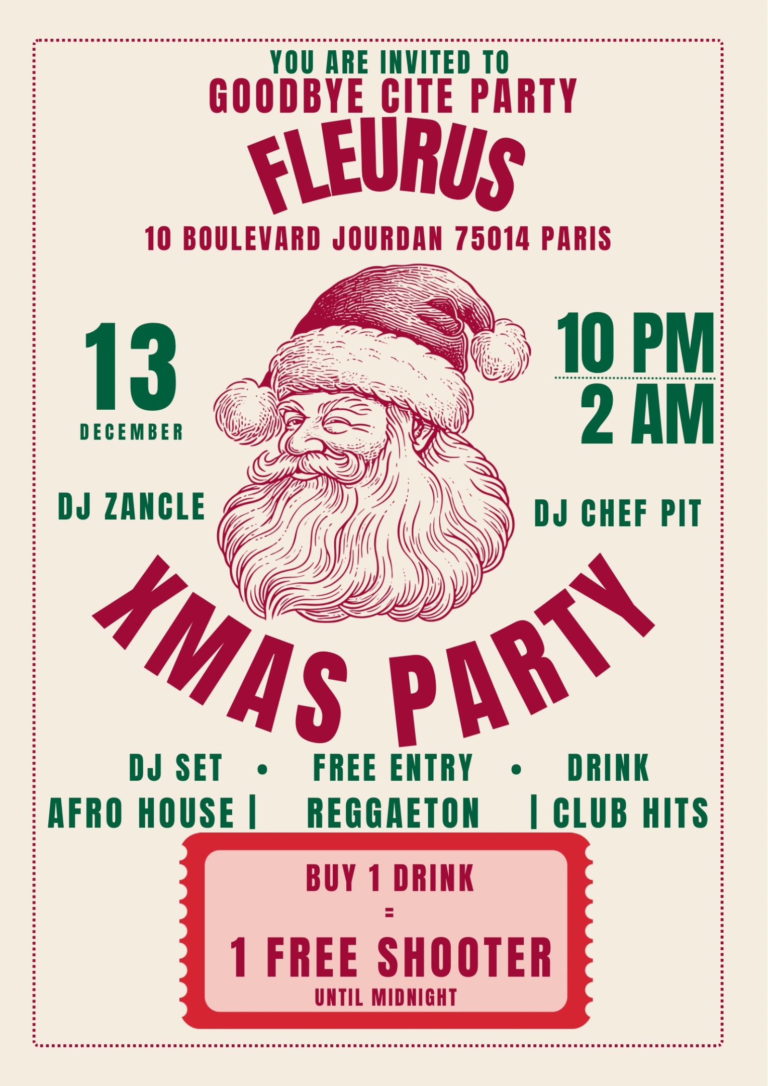 Fleurus Xmas Party Cover