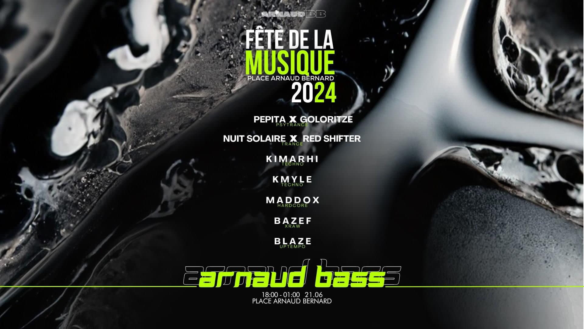 Arnaud Bass - Fête De La Musique 2024 Cover