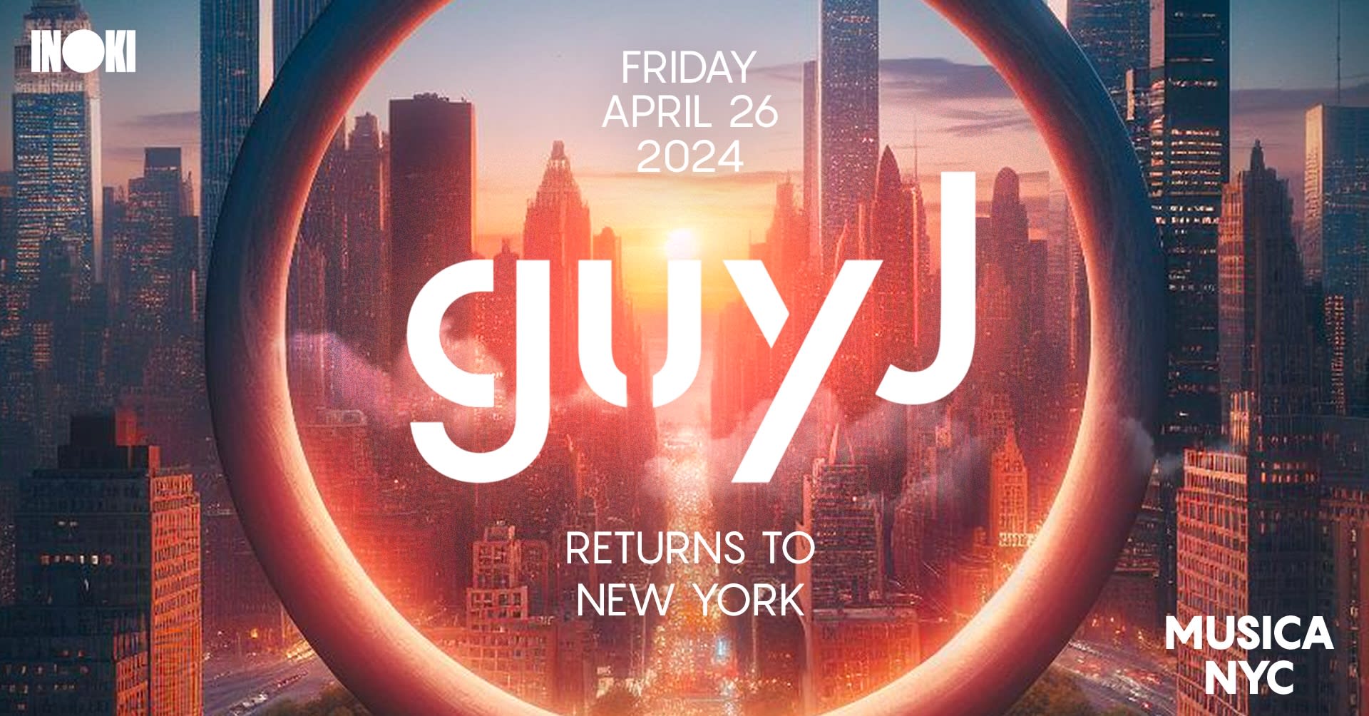 Inoki: Guy J (Returns To Nyc) Cover