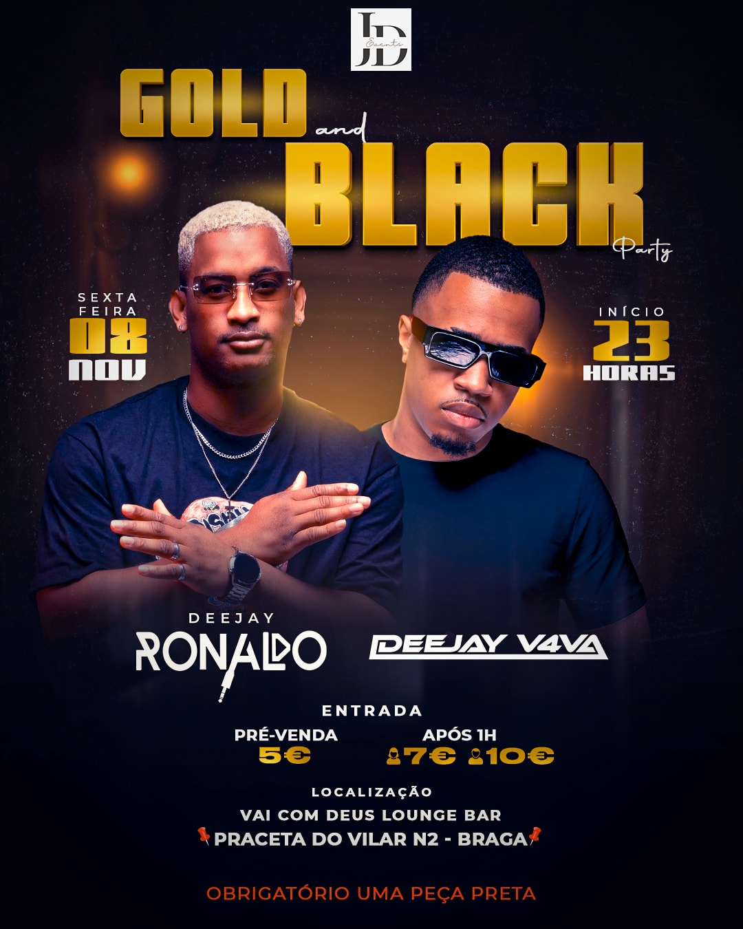 Gold And Black Cover