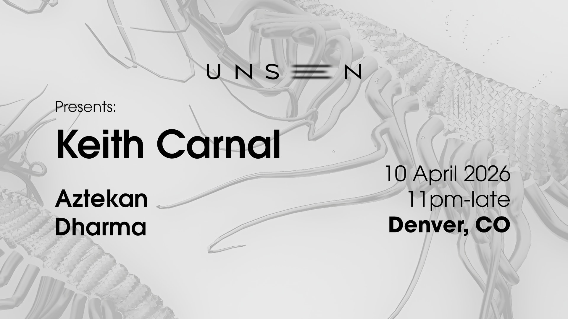 Unseen Presents: Keith Carnal Cover