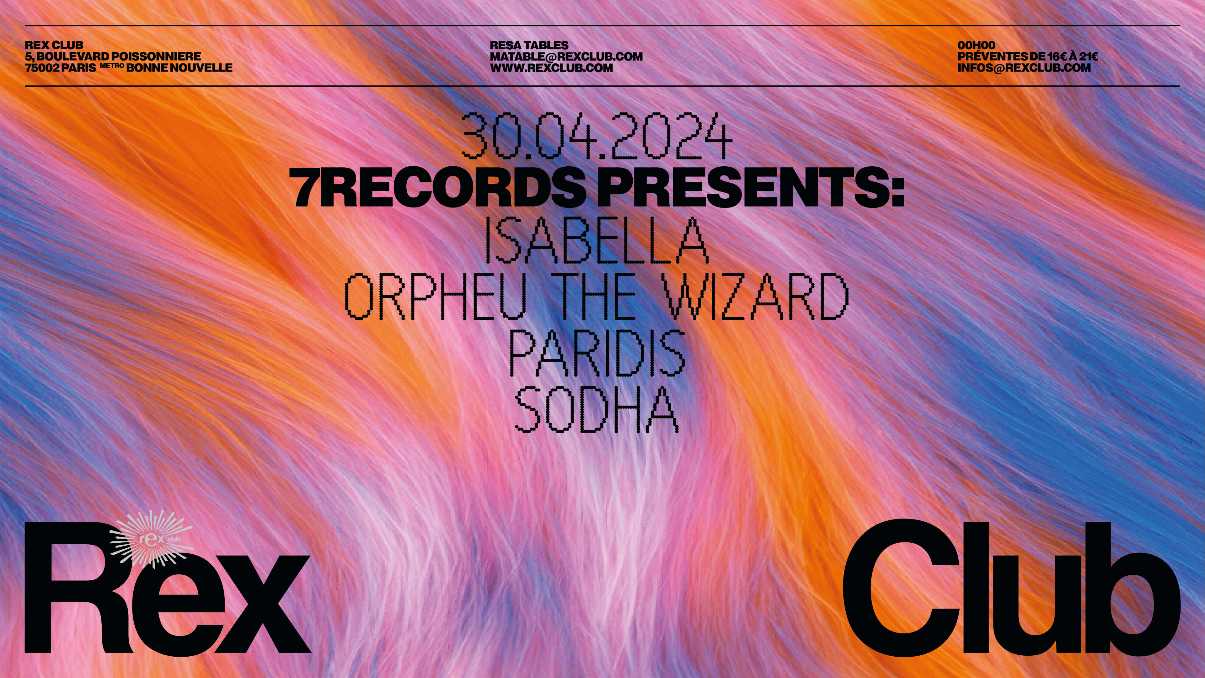 7records: Isabella, Orpheu The Wizard, Paridis, Sodha Cover