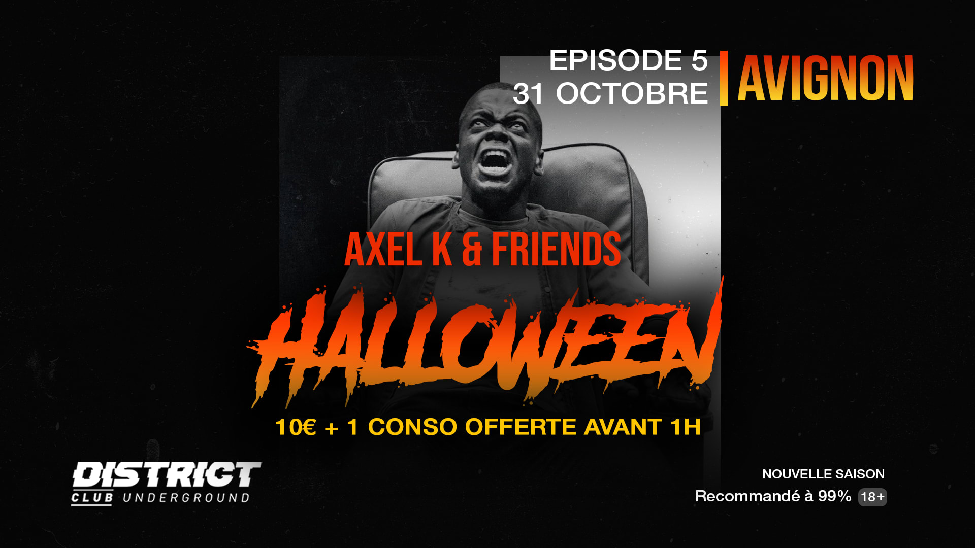 Halloween Disrtrict Avignon W/ Axel K & Friends  Cover