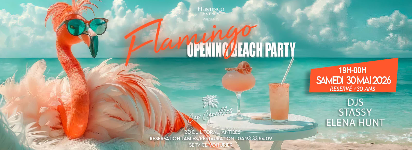 Flamingo Opening Beach Party ! Cover