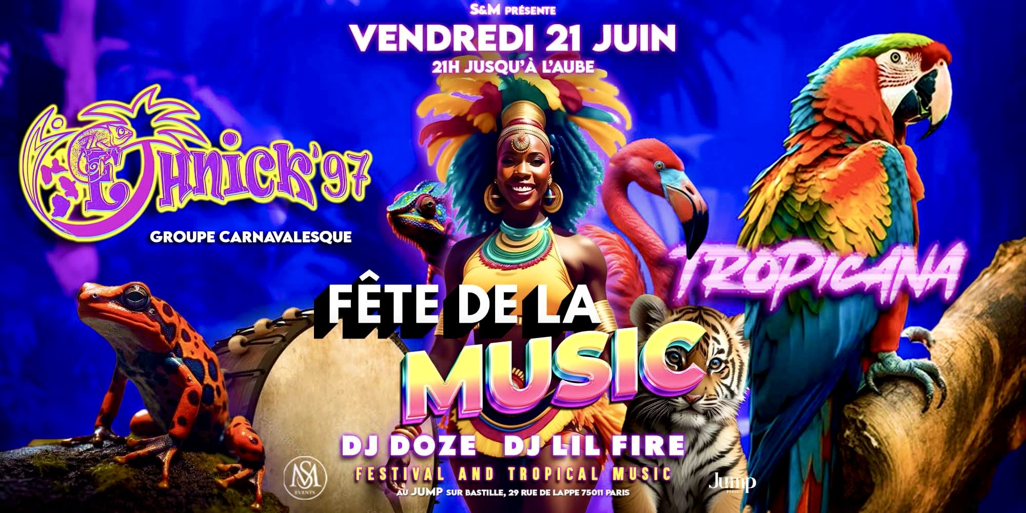 La Tropicana Avec Le Groupe Carnavalesque Ethnick 97 Cover