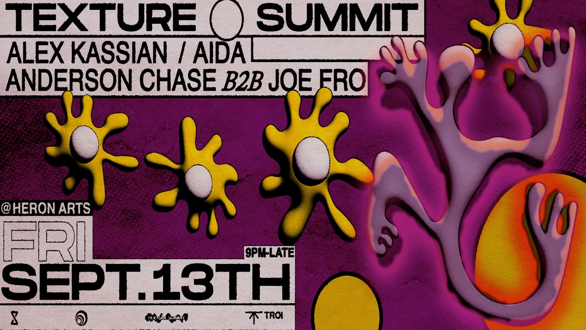 Texture Summit Pres: Alex Kassian (Love On The Rocks) & Aida Cover