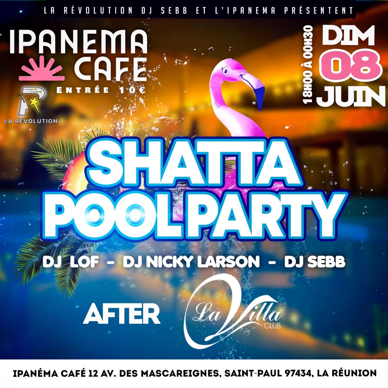 Shatta Pool Party Juin Cover